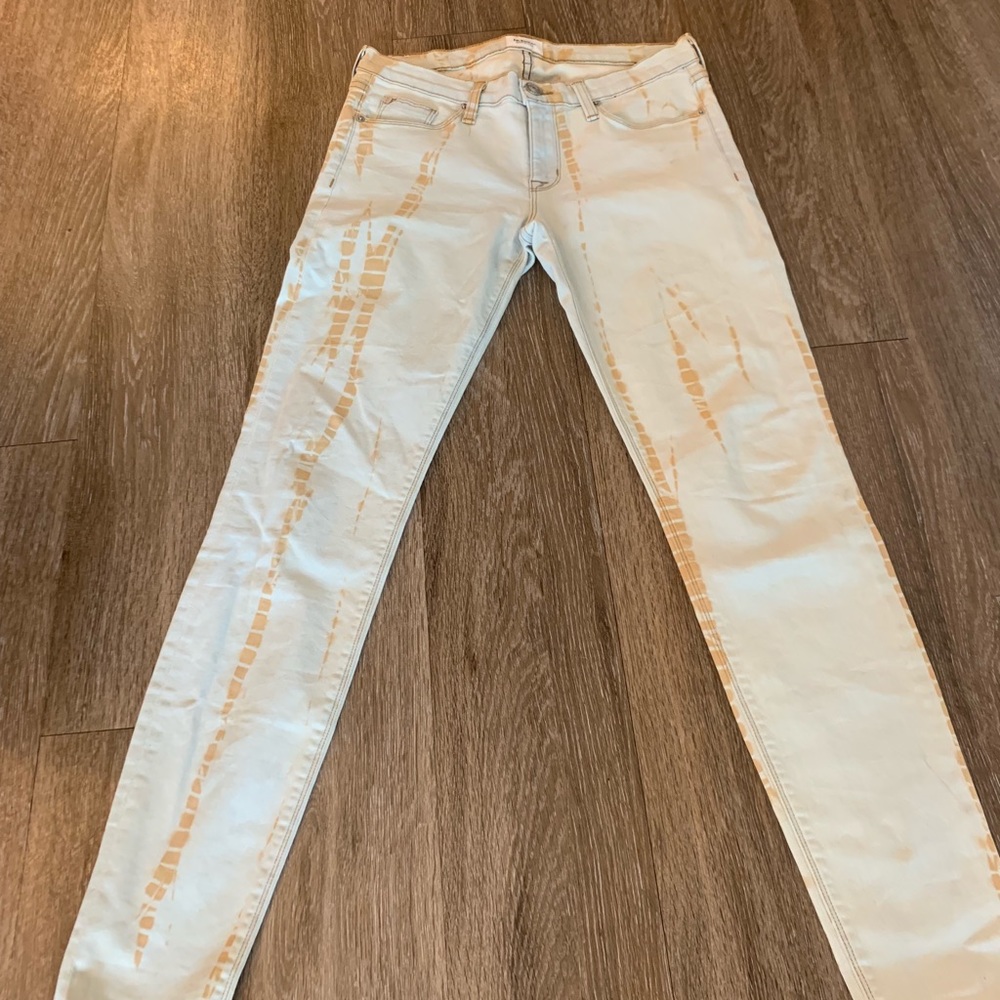 Hudson skinny leg blue jeans